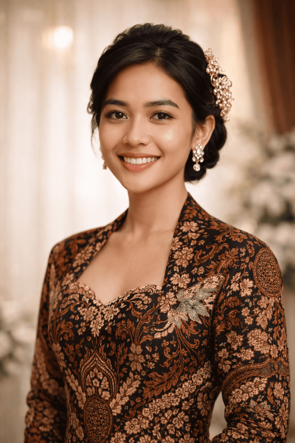 Foto mempelai wanita